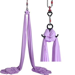 DASKING Aerial Silks Kit – 11Yards Hammock for Flying Yoga