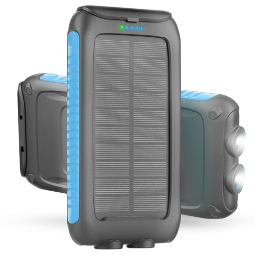 49800mAh Solar Power Bank: Fast Charging & Waterproof