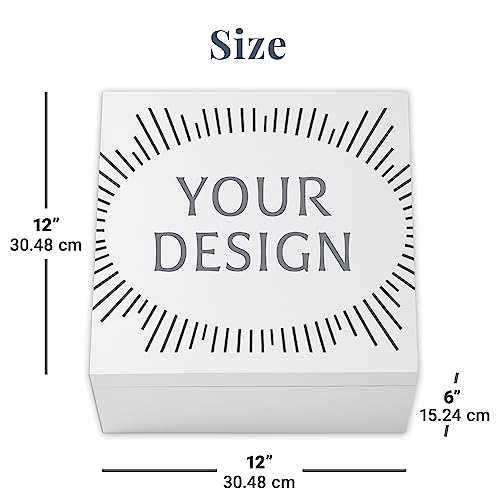 Personalized New Baby Keepsake Box for Boys - Memento Storage - Image 3