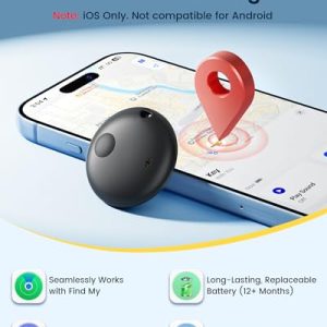 4-Pack Bluetooth Tracker: Find My Compatible (iOS)