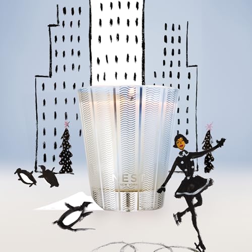 NEST Blue Cypress & Snow Classic Candle - 8.1 oz, 60-Hr Burn - Image 3