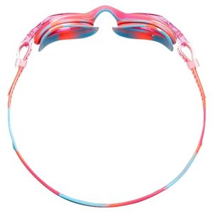 TYR Swimple Tie-Dye Kids’ Swim Goggles (Pink/White)