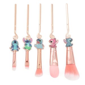 Cute Cartoon Girl Makeup Brush Set – 5pc Synthetic