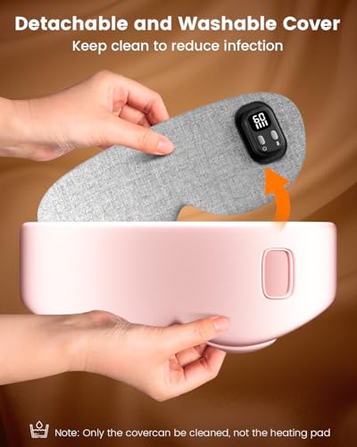 Pink Cordless Heated Eye Mask: Dry Eye & Sleep Relief - Image 9