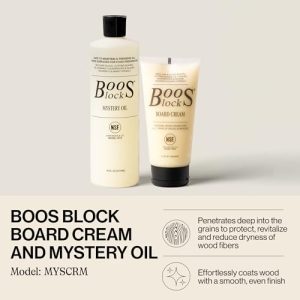 John Boos Wood Care Set – Cutting Board Oil & Cream