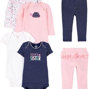 Simple Joys Baby Girl’s 6-Pc Character Sleepwear Set