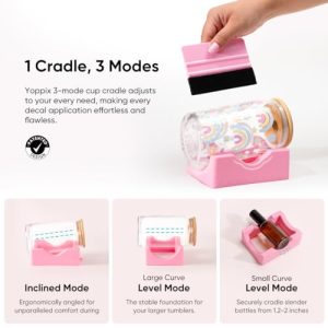 YOPPIX Silicone Cup Cradle for Tumbler Crafting