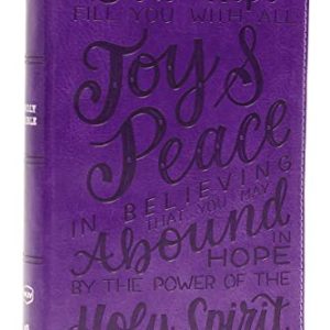NKJV Holy Bible for Kids – Verse Art Purple Leathersoft