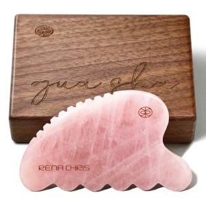 Rose Quartz Gua Sha: Face Lifting & Body Massage Tool