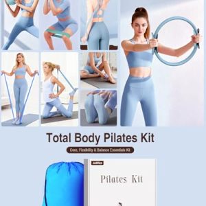 Pilates Home Workout Kit: Ring, Ball & Bands for Women