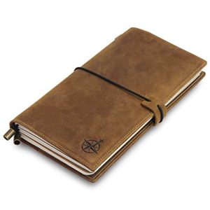 Wanderings Refillable Leather Travelers Notebook – Pockets