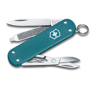 Victorinox Classic SD Alox Swiss Army Knife – 5 Functions, Blue