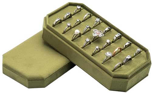 COWFEX Velvet Ring & Earring Organizer Display Tray - Image 5