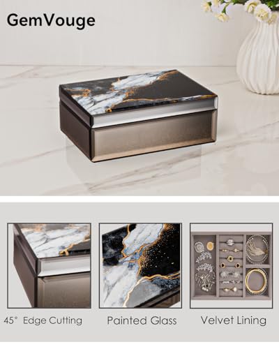 GemVouge Jewelry Organizer Box with Removable Tray - Image 3
