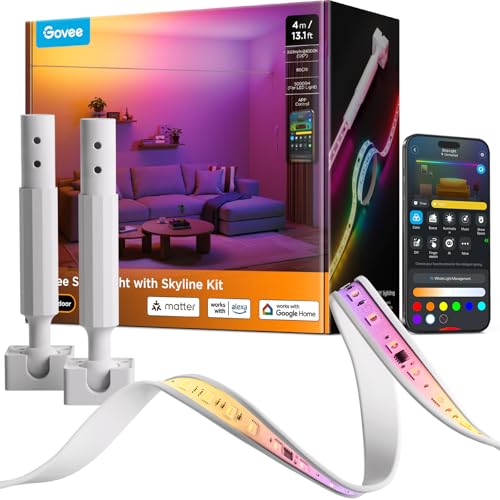 Govee Skyline Kit: Smart RGBWWIC LED Strip Lights for Home