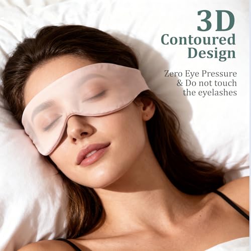 Silk Sleep Mask 2-Pack: 100% Blackout for Deep Sleep - Image 2
