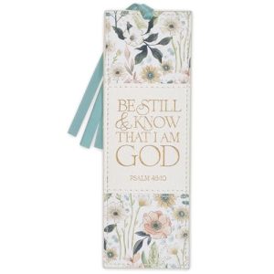 Christian Art Gifts Vegan Leather Scripture Bookmark for Women