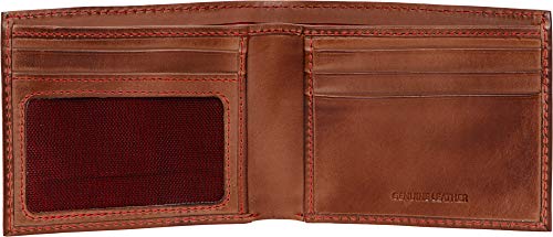 Rawlings Men's Tanned Leather Baseball Stitch Wallet - Image 4