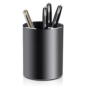 Vaydeer Metal Pen Holder – Stylish Desk Organizer, Black