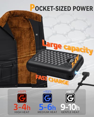 Men's Graphene Heated Vest | Rechargeable Fleece Puffer - Image 3