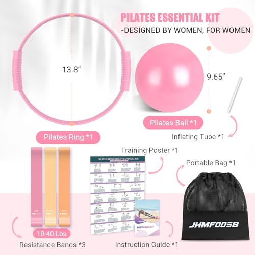 JHMFDDSB Pilates Starter Kit for Women - Home Workouts - Image 2