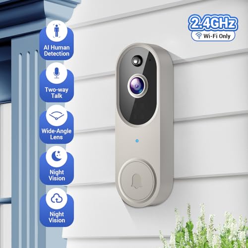1080p Wireless Video Doorbell Camera for Home Security - Image 6