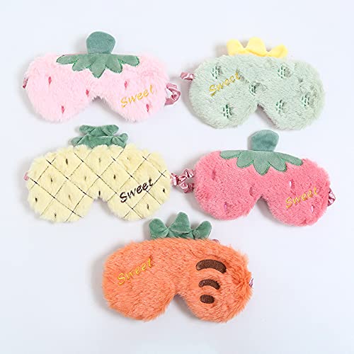 Cute Carrot Plush Sleep Mask for Girls & Women - Travel Fun - Image 4