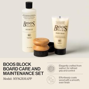 John Boos 3-Piece Care Set for Butcher Blocks & Wood