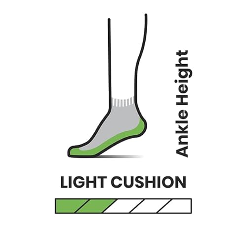 Smartwool Hike Light Cushion Ankle Socks - Charcoal - Image 3
