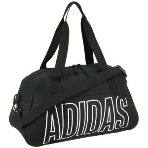 Adidas Graphic Duffel Bag – Black/White (One Size)