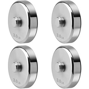 3lb Weight Plates for 20lb Steel Dumbbells – 4 Pack