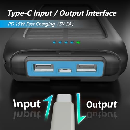 49800mAh Solar Power Bank: Fast Charging & Waterproof - Image 7