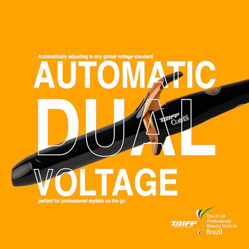 TAIFF Curves 1 1/4" Black Titanium Curling Iron - Image 5