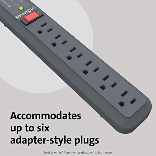 Kensington Guardian 6 Outlet Power Strip - 15ft Cord - Image 3