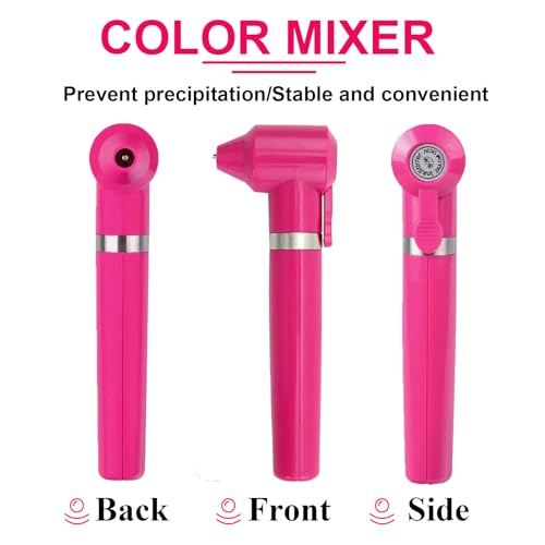 Pink Tattoo Ink Mixer with 100 Sticks - Fast Color Mixing - Image 2