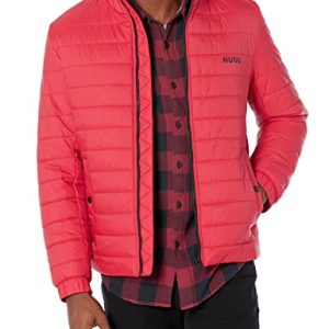 HUGO Boss Men’s Lightweight Puffer Jacket – Red