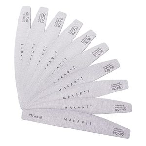 Makartt Nail Files 100/180 Grit – Salon & Home Manicure Kit