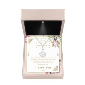 Granddaughter Interlocking Heart Necklace from Grandmom