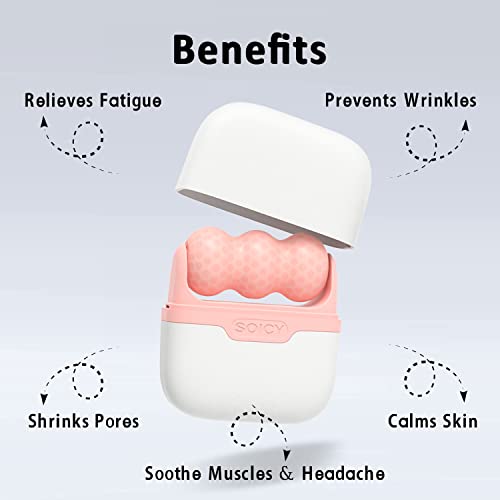 Ice Roller for Face & Eyes: 2-in-1 Skincare Tool & Case - Image 2