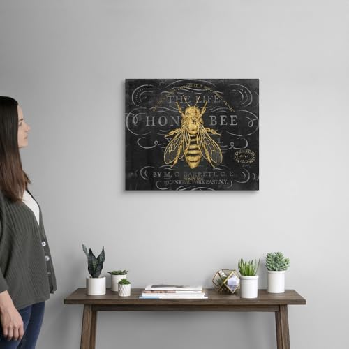 Honey Bee Canvas Wall Art Print by Chad Barrett, 24"x20" - Image 2