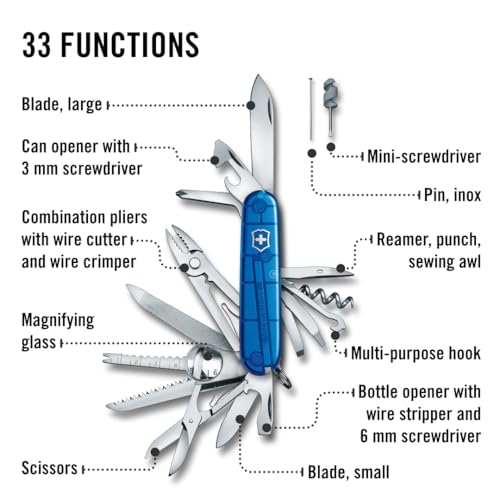Victorinox Swisschamp Multi-Tool - Sapphire 91mm - Image 3