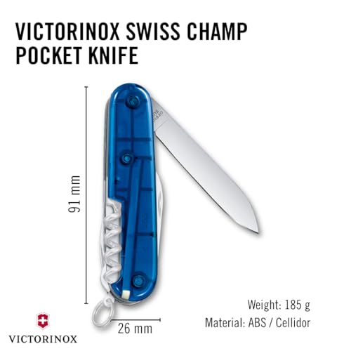 Victorinox Swisschamp Multi-Tool - Sapphire 91mm - Image 2