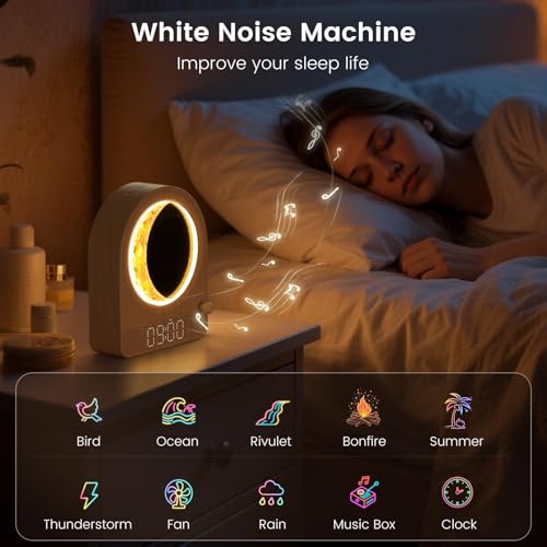 Epochleno Sunrise Alarm Clock & White Noise Machine - Image 5