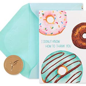 Papyrus Donut Thank You Cards with Envelopes (14-Count)