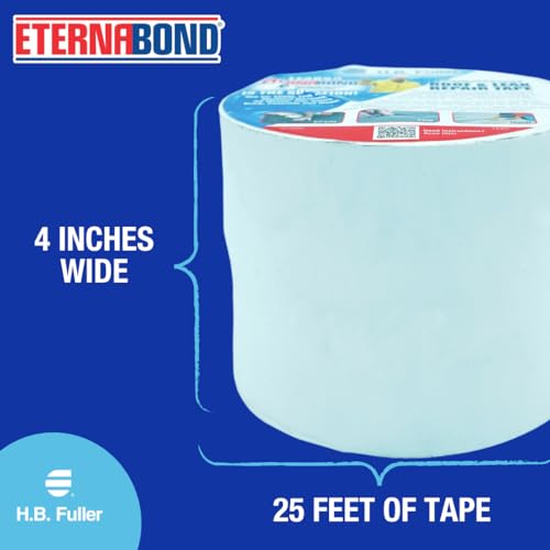 EternaBond RoofSeal White 4"x25' RV Repair Tape - Image 5