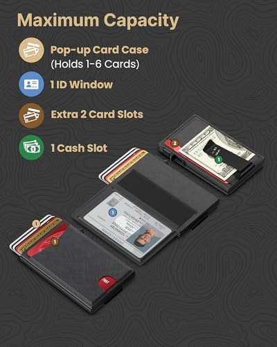 typecase Flip Pop Up Wallet - Men's RFID Leather - Image 5