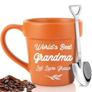 Henghere Gifts for Grandma: Gardening Plant Mug