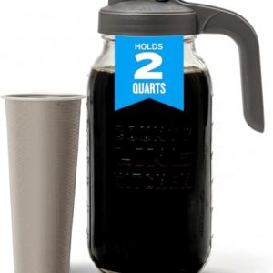 County Line Kitchen Cold Brew Coffee Maker – 2 Quart Glass