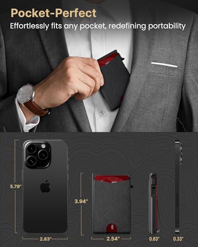 typecase Flip Pop Up Wallet - Men's RFID Leather - Image 7