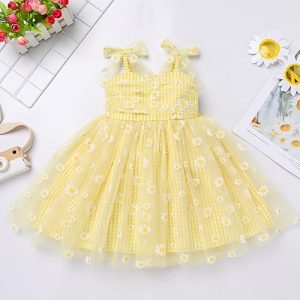 Baby Girls 1st Birthday Daisy Tulle Tutu Dress